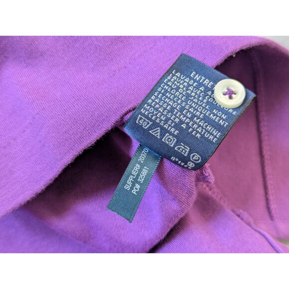 Women's Ralph Lauren Sport Slim Fit Polo Purple Size S - Picture 9 of 9
